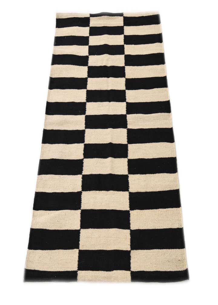 2' 9 x 3' 10 Hand Woven Kilim Modern Wool Rug