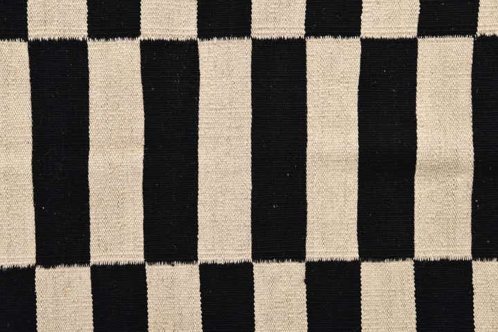 2' 8 x 3' 10 Hand Woven Kilim Modern Wool Rug