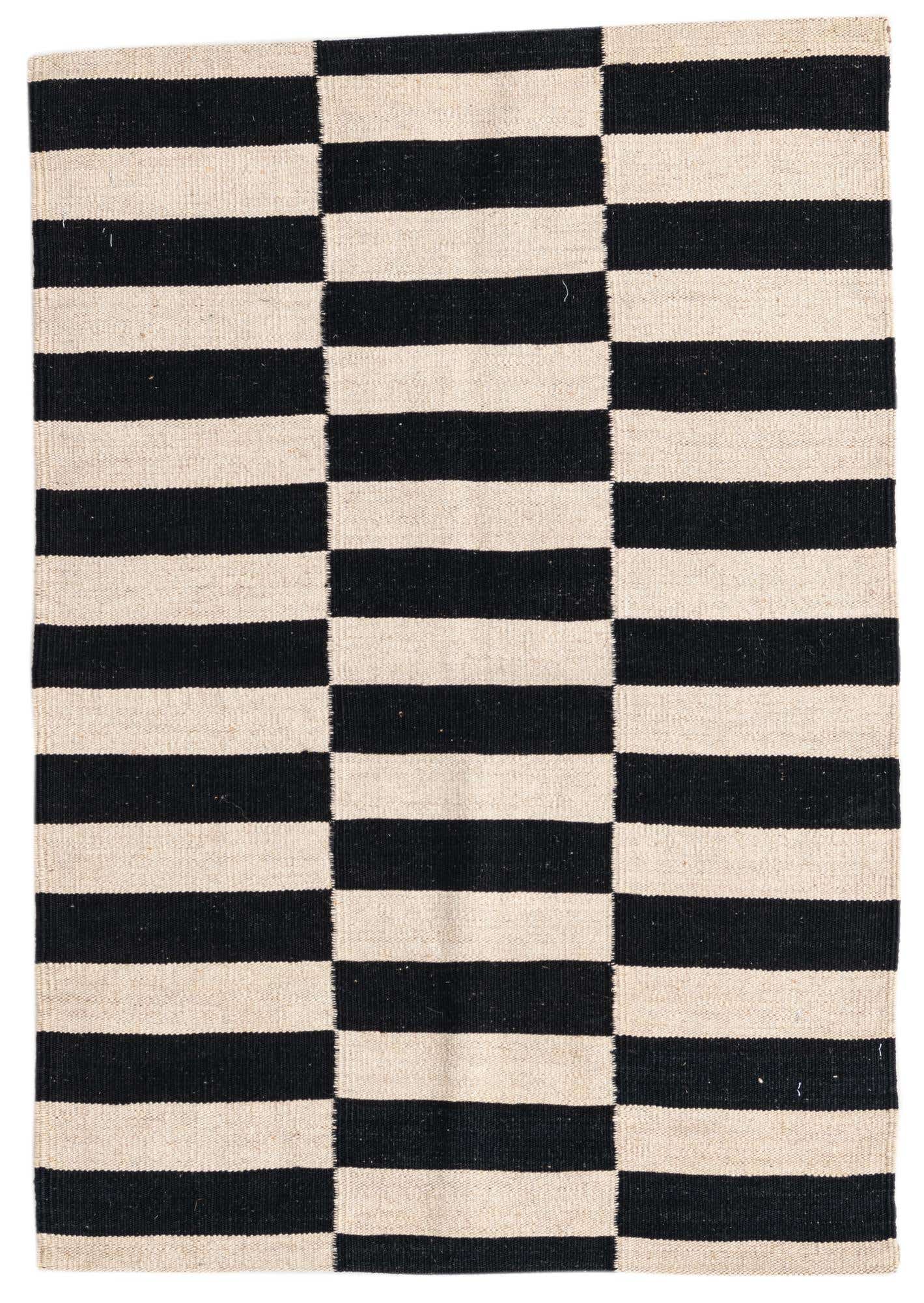 2' 8 x 3' 10 Hand Woven Kilim Modern Wool Rug