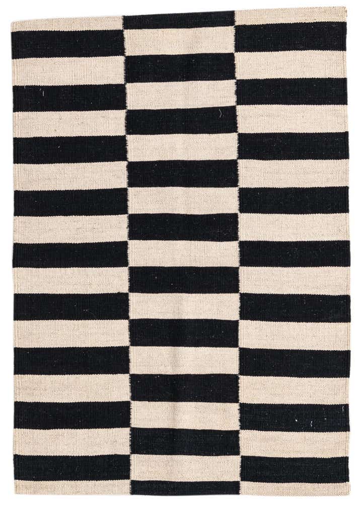 2' 8 x 3' 10 Hand Woven Kilim Modern Wool Rug