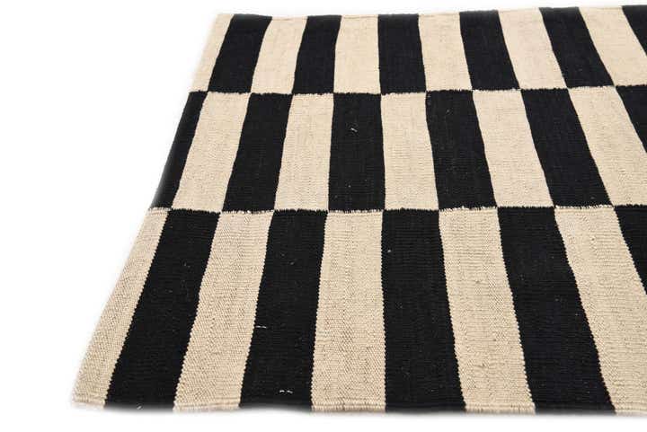 2' 8 x 3' 10 Hand Woven Kilim Modern Wool Rug