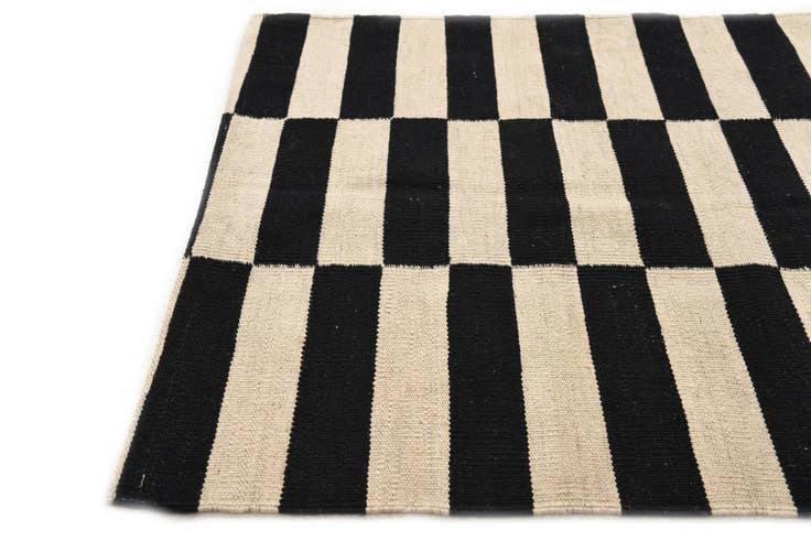 Detail image of 2' 7 x 3' 10 Hand Woven Kilim Modern Wool Rug