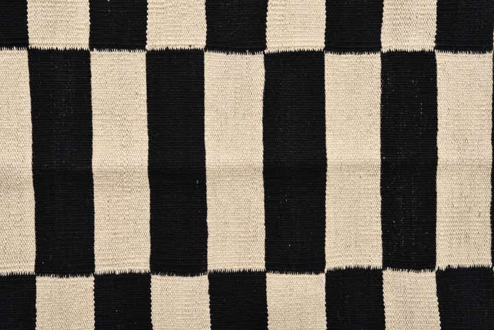 2' 8 x 3' 9 Hand Woven Kilim Modern Wool Rug