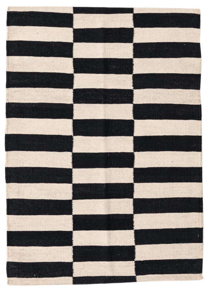 2' 8 x 3' 9 Hand Woven Kilim Modern Wool Rug