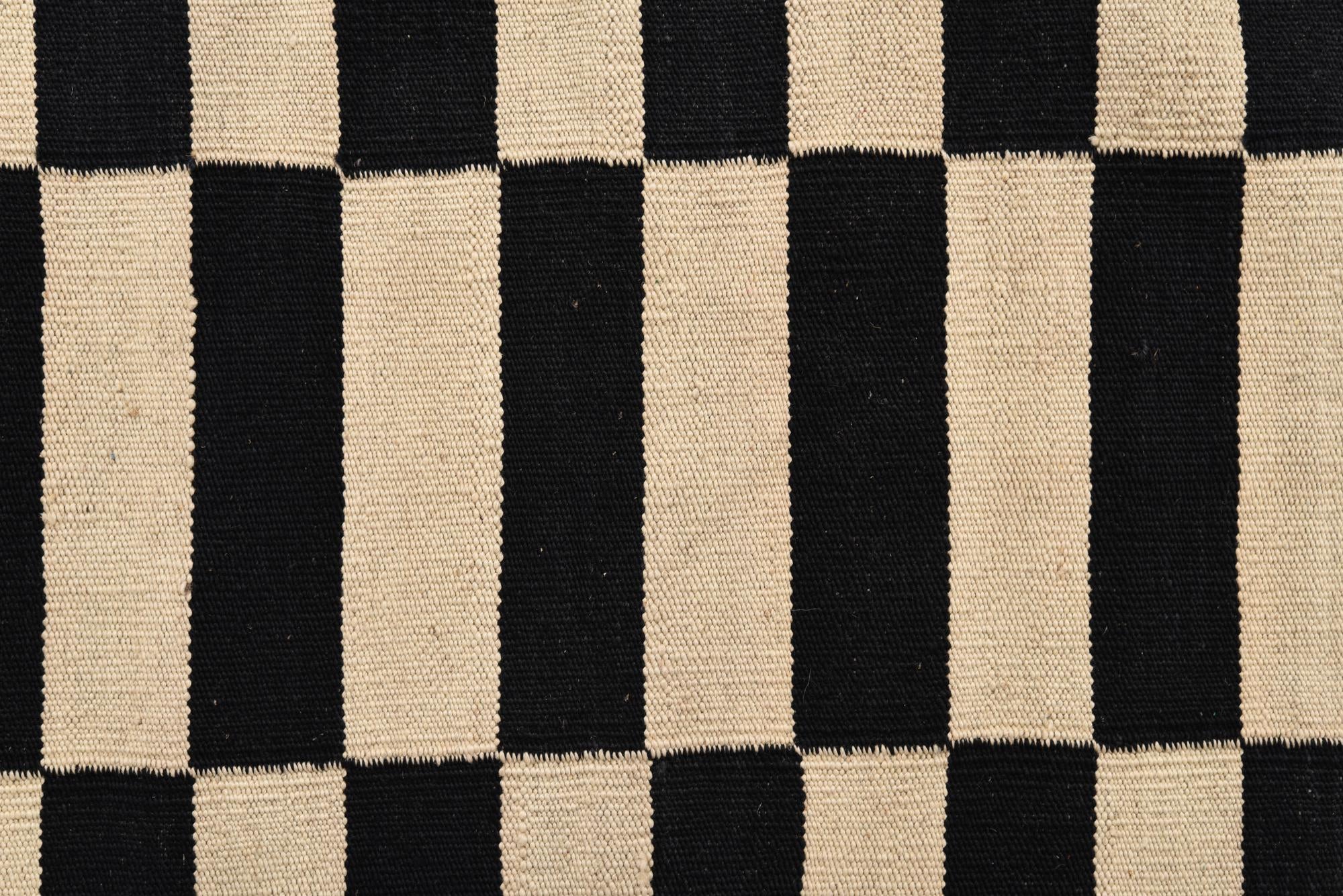2' 7 x 3' 9 Hand Woven Kilim Modern Wool Rug