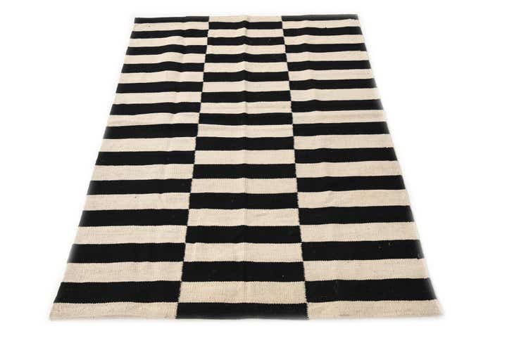 3' 3 x 5' Hand Woven Kilim Modern Wool Rug