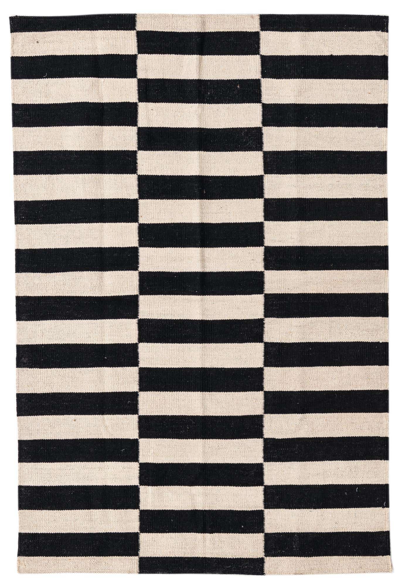 3' 3 x 5' Hand Woven Kilim Modern Wool Rug