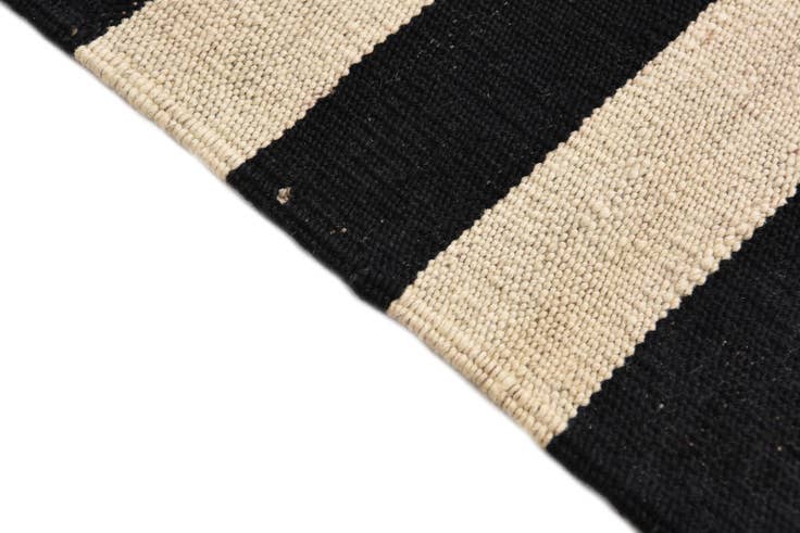 Detail image of 2' 9 x 3' 10 Hand Woven Kilim Modern Wool Rug