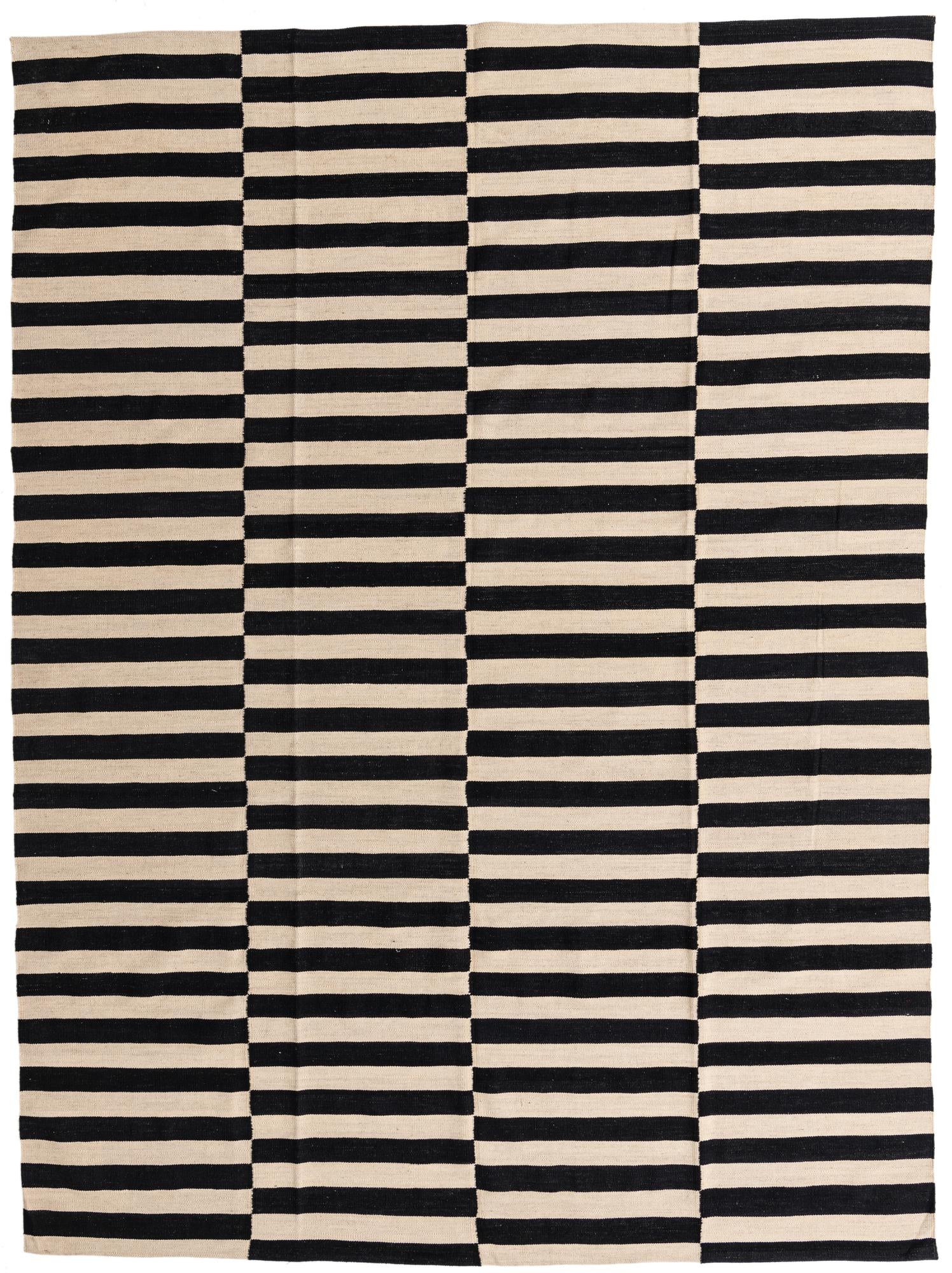 8' 3 x 11' 3 Hand Woven Kilim Modern Wool Rug