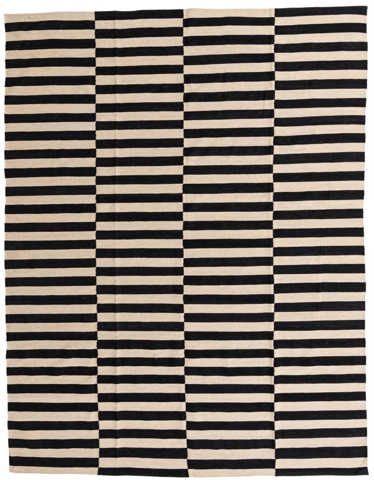 Detail image of 8' 3 x 11' 3 Hand Woven Kilim Modern Wool Rug