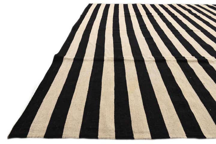 8' 2 x 9' 10 Hand Woven Kilim Modern Wool Rug