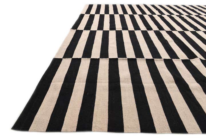 8' 1 x 10' 9 Hand Woven Kilim Modern Wool Rug