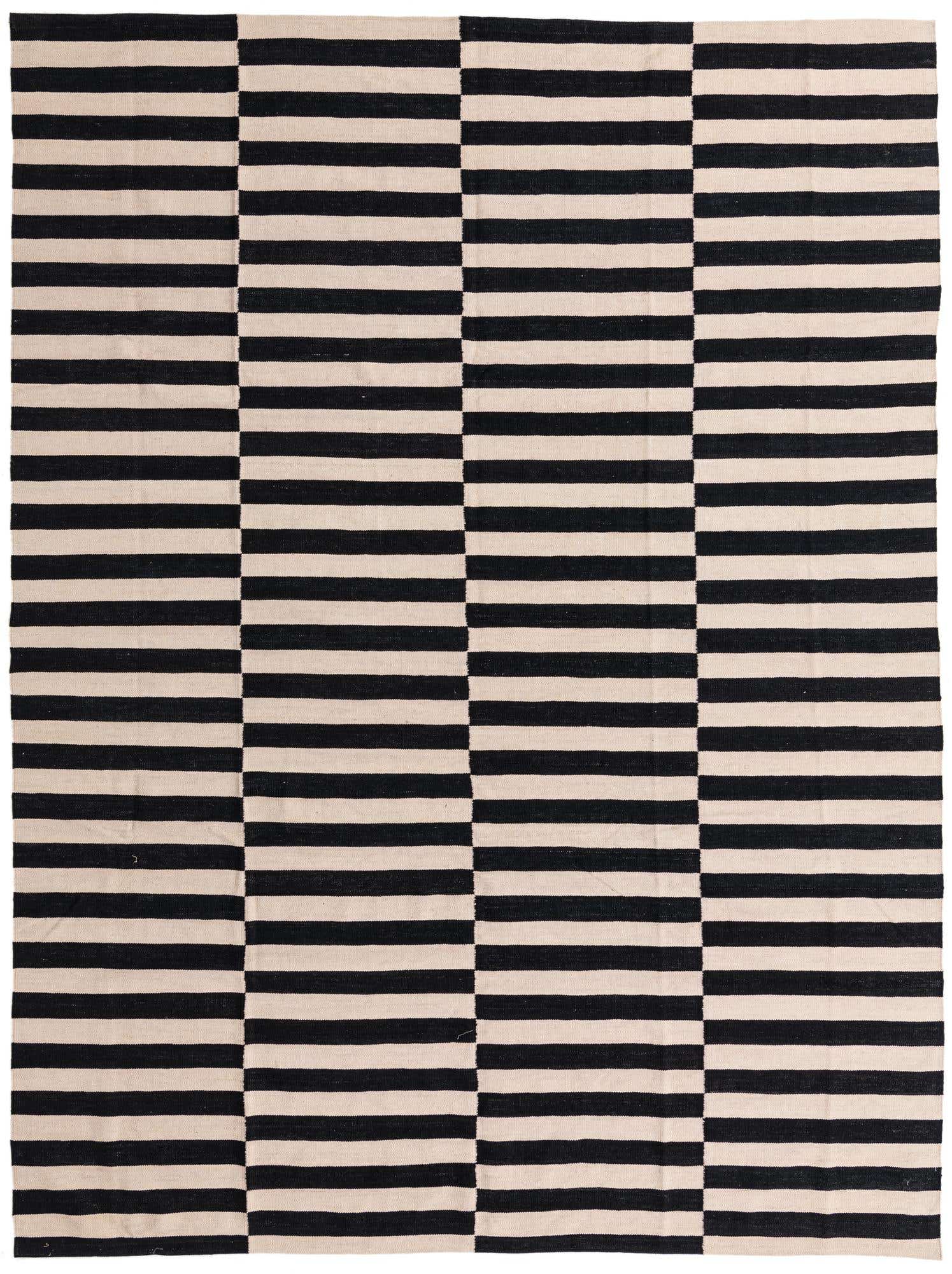 8' 1 x 10' 9 Hand Woven Kilim Modern Wool Rug