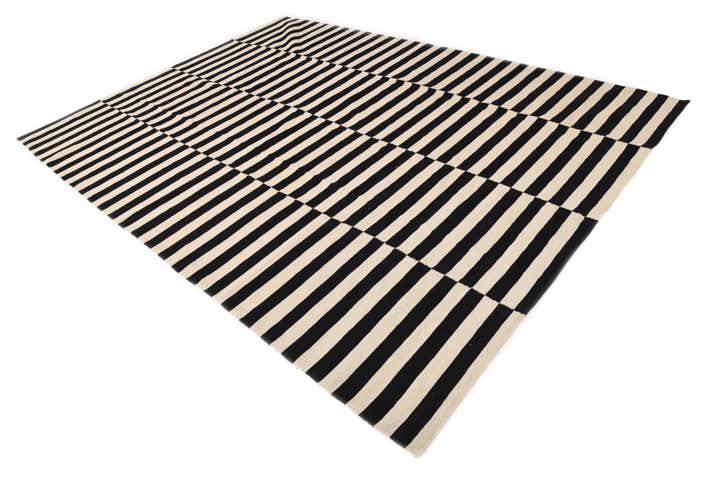 8' 5 x 11' 5 Hand Woven Kilim Modern Wool Rug