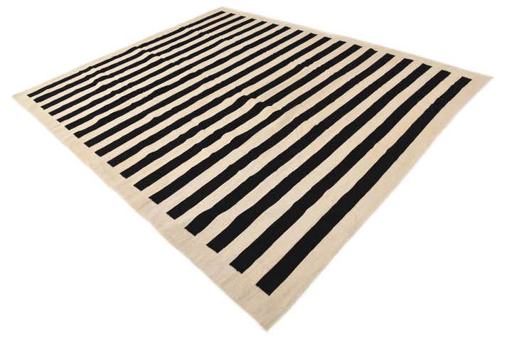 8' 3 x 9' 9 Hand Woven Kilim Modern Wool Rug