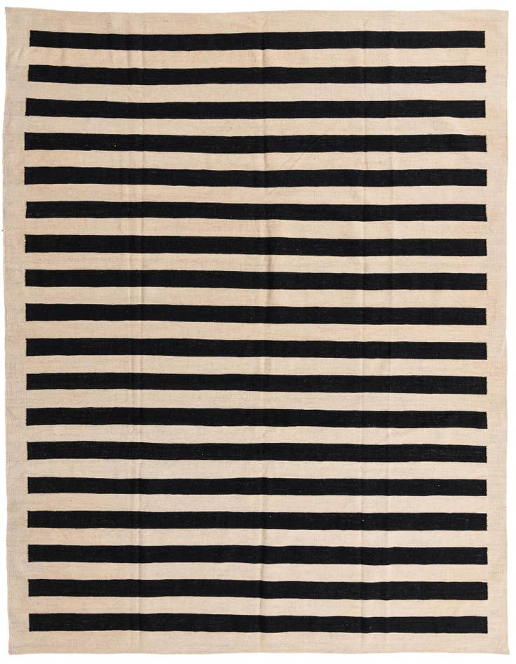 Detail image of 8' 3 x 9' 9 Hand Woven Kilim Modern Wool Rug