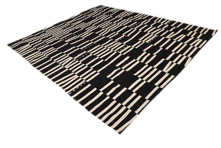 7' 4 x 9' 10 Hand Woven Kilim Modern Wool Rug