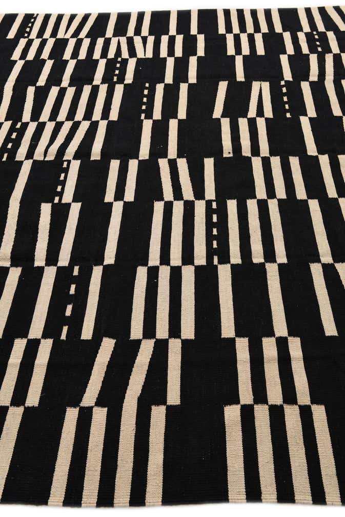 7' 4 x 9' 10 Hand Woven Kilim Modern Wool Rug