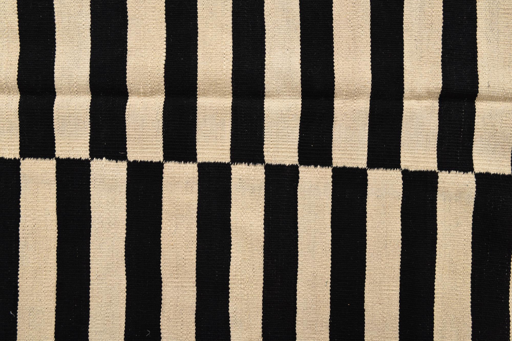 8' 2 x 11' 1 Hand Woven Kilim Modern Wool Rug