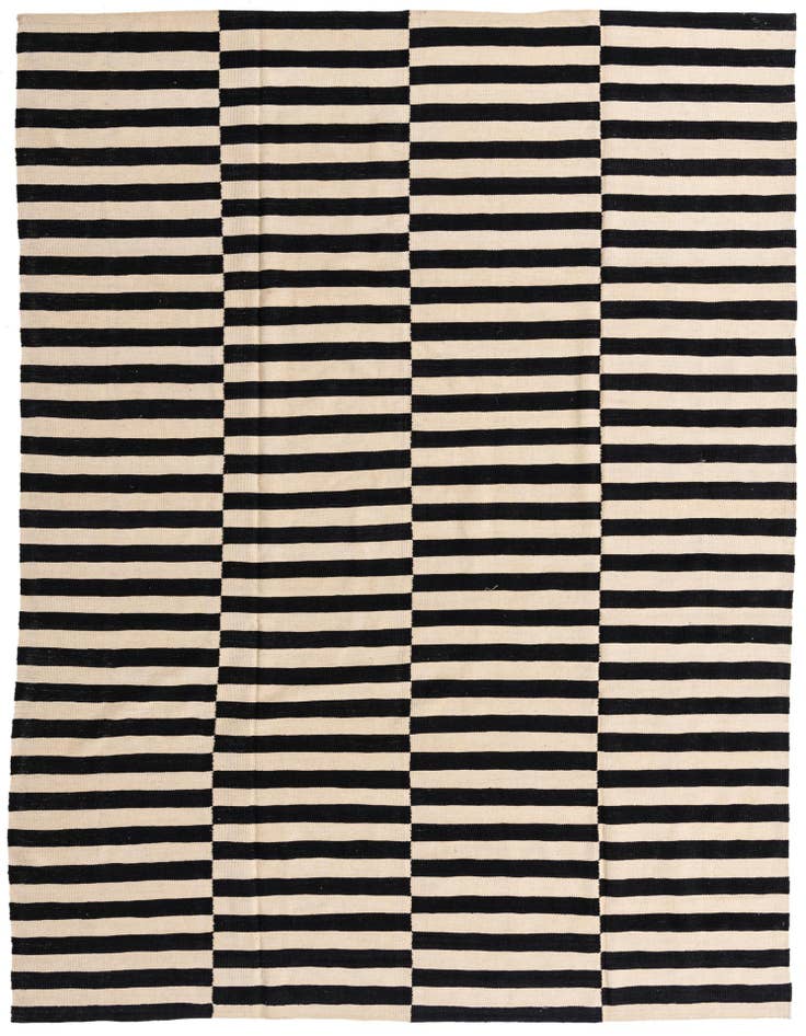 Detail image of 8' 2 x 11' 1 Hand Woven Kilim Modern Wool Rug