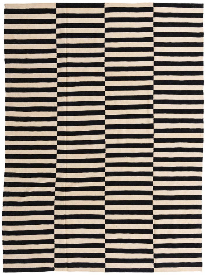 Detail image of 8' 2 x 11' 1 Hand Woven Kilim Modern Wool Rug