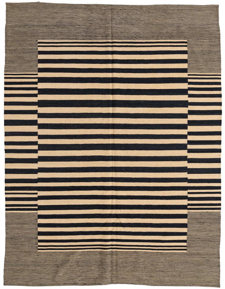 Detail image of 5' 9 x 7' 10 Hand Woven Kilim Modern Wool Rug