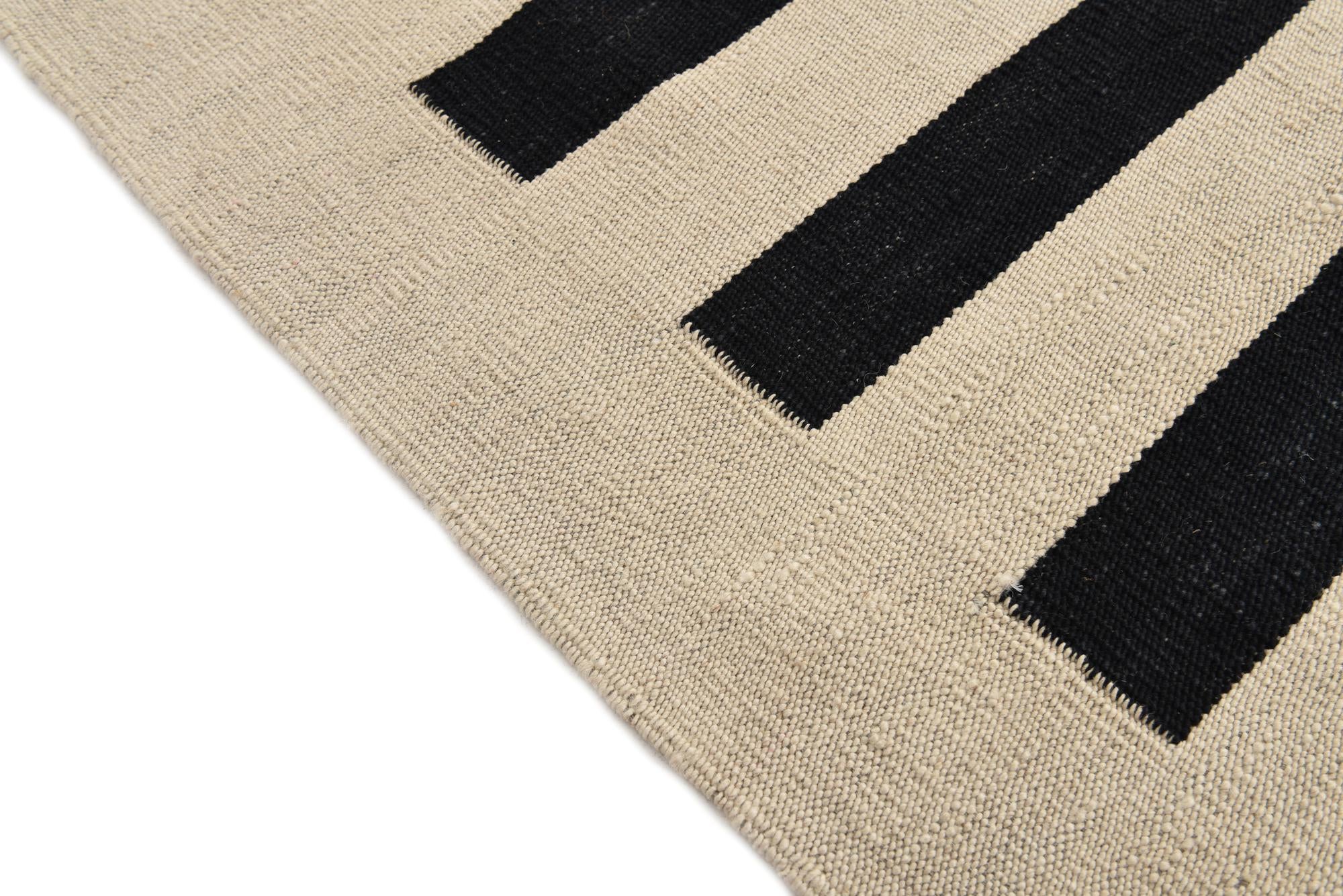 8' 3 x 9' 7 Hand Woven Kilim Modern Wool Rug