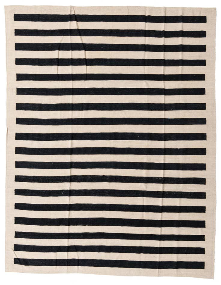 Detail image of 8' 3 x 9' 7 Hand Woven Kilim Modern Wool Rug