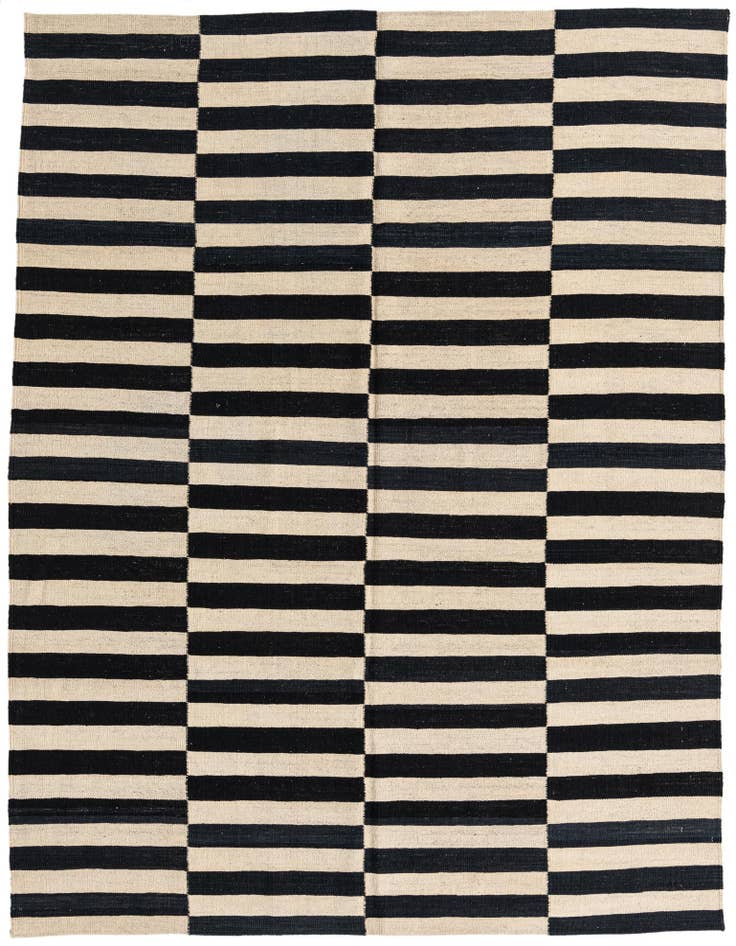 Detail image of 5' 10 x 7' 8 Hand Woven Kilim Modern Wool Rug
