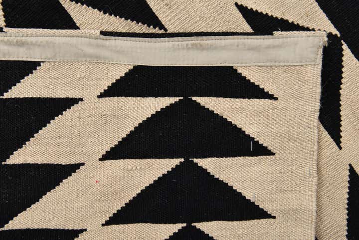 6' 8 x 9' 6 Hand Woven Kilim Modern Wool Rug
