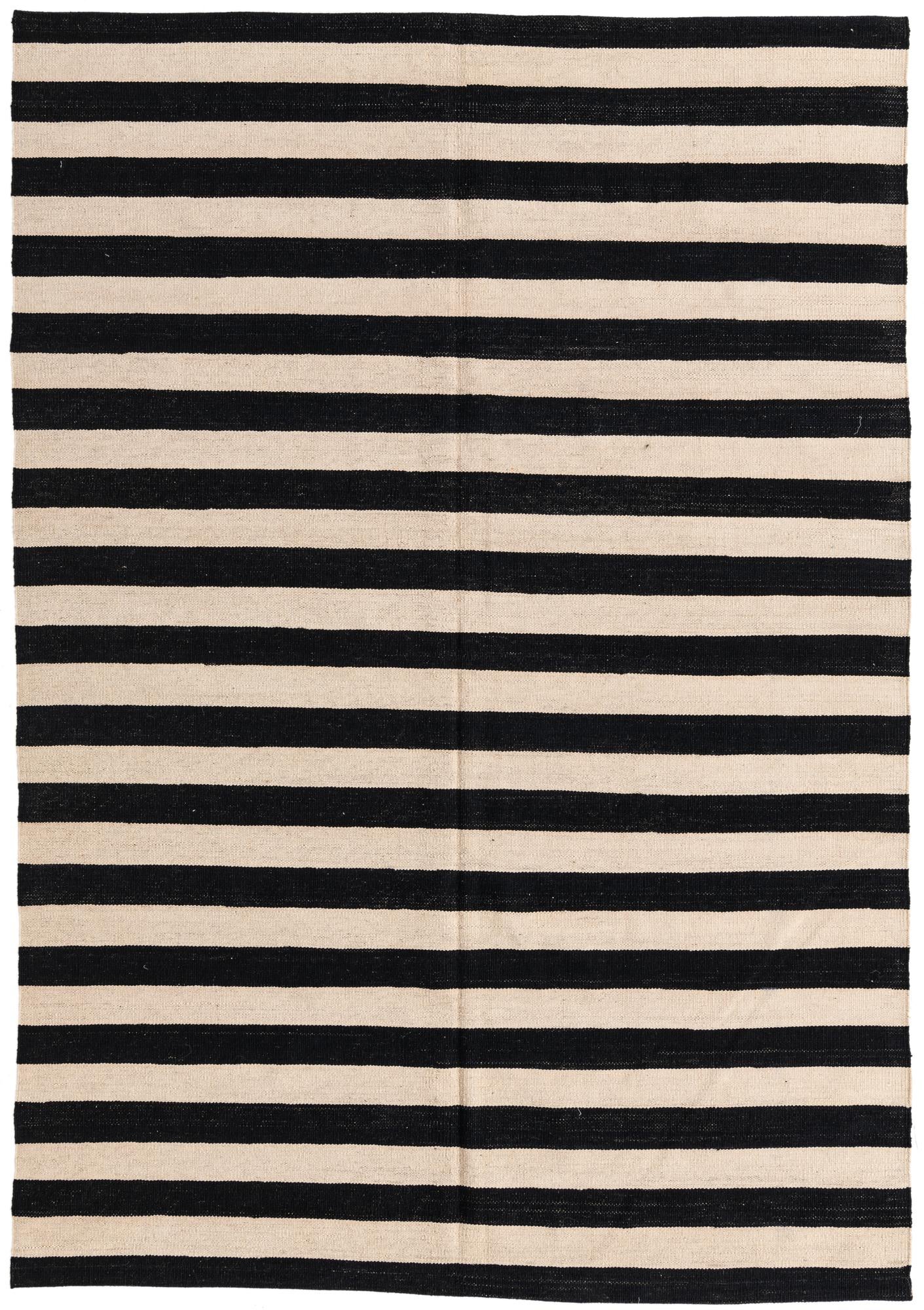 5' 6 x 7' 10 Hand Woven Kilim Modern Wool Rug