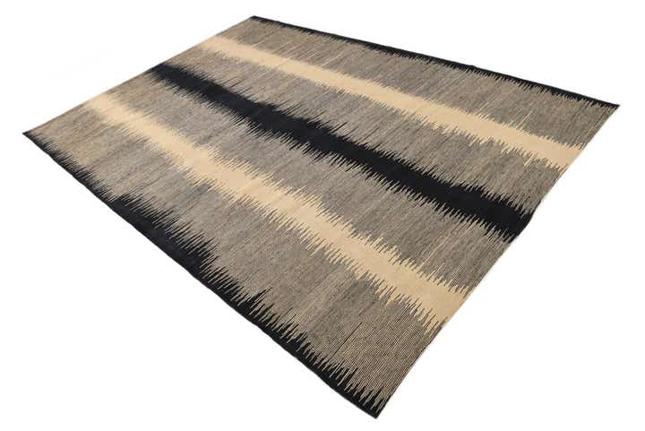 210cm x 290cm Hand Woven Kilim Modern Wool Rug