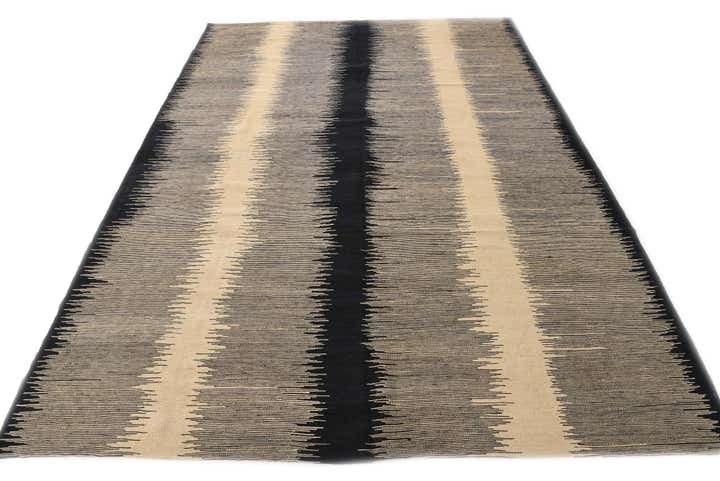 210cm x 290cm Hand Woven Kilim Modern Wool Rug