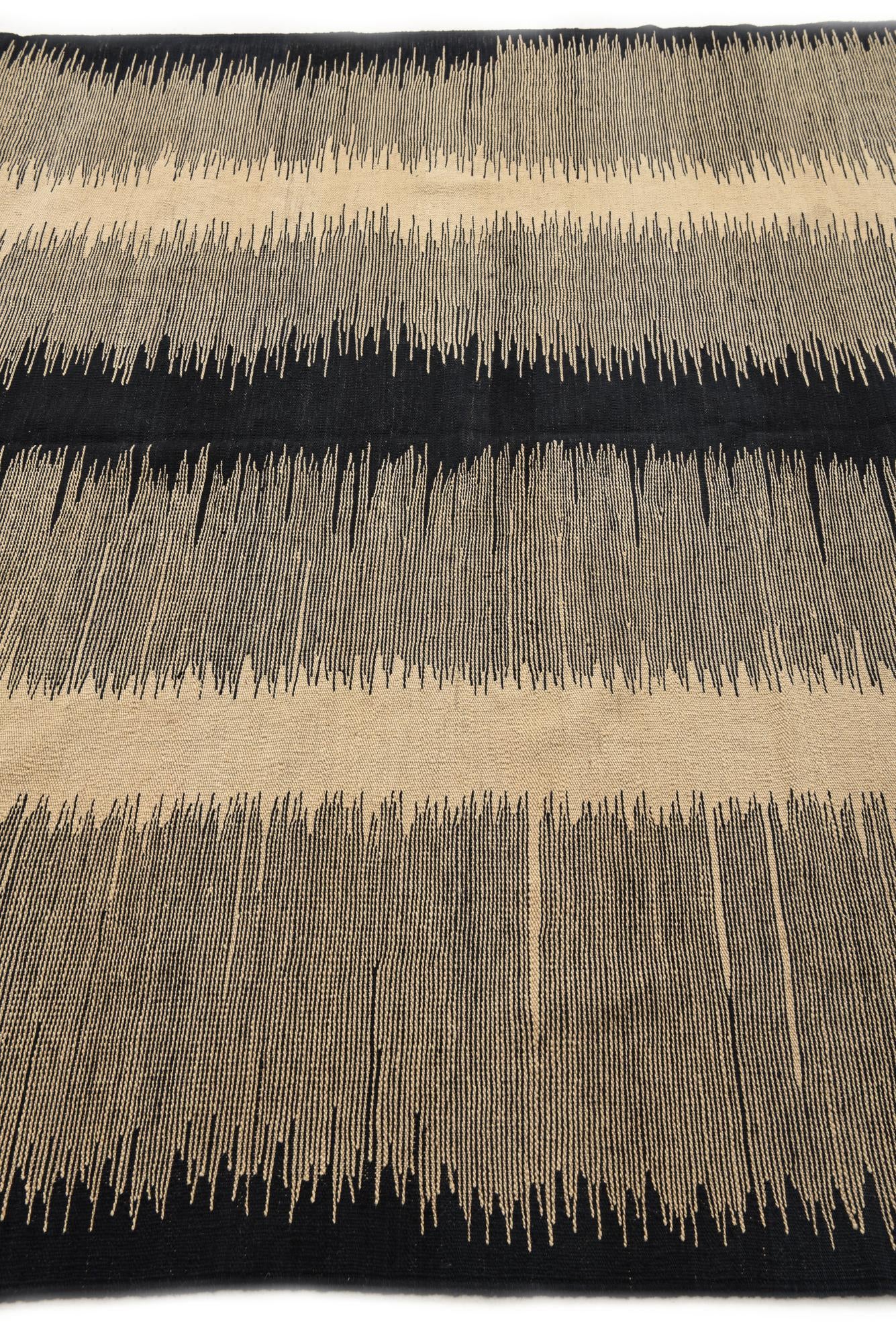 210cm x 290cm Hand Woven Kilim Modern Wool Rug