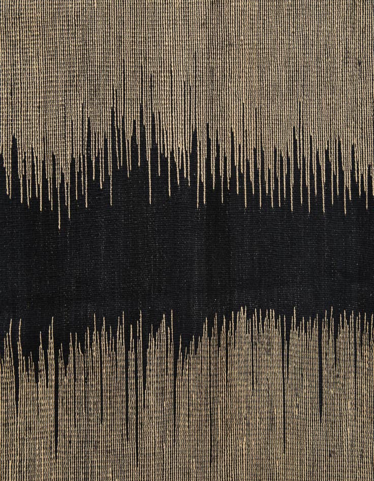 Detail image of 6' 10 x 9' 7  Hand Woven Kilim Modern Wool Rug