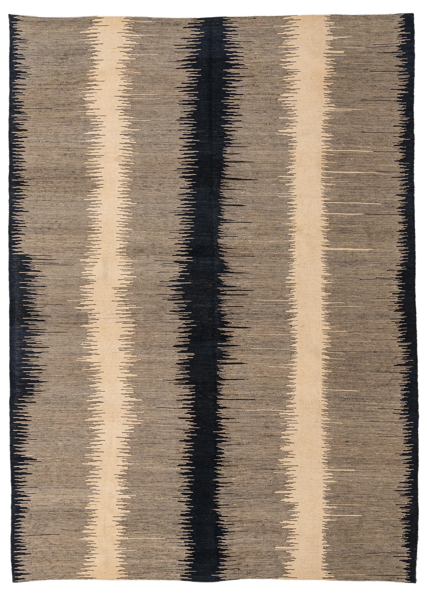 210cm x 290cm Hand Woven Kilim Modern Wool Rug