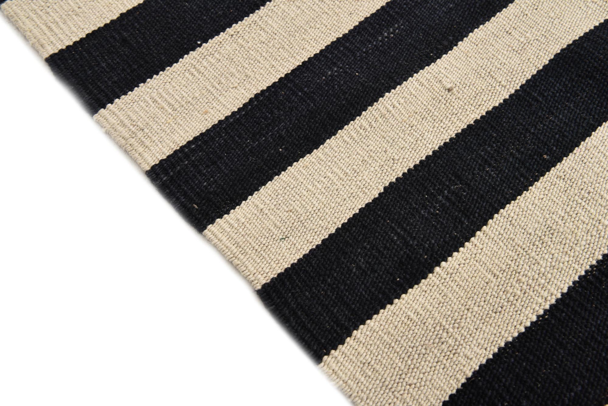 4' 2 x 5' 10 Hand Woven Kilim Modern Wool Rug