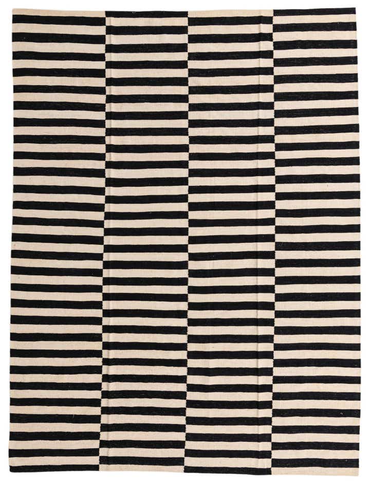 8' 6 x 11' 2 Hand Woven Kilim Modern Wool Rug