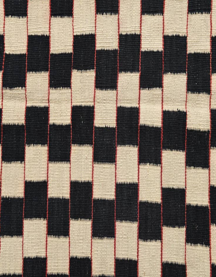 Detail image of 4' 9 x 6' 2  Hand Woven Kilim Modern Wool Rug