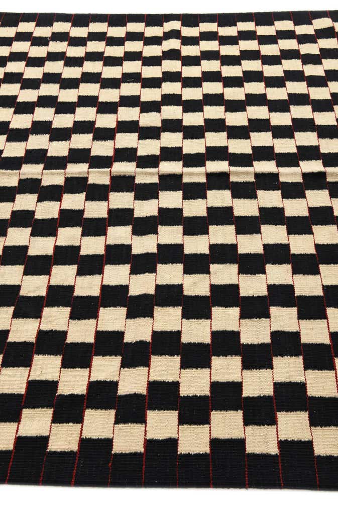 5' 8 x 7' 7 Hand Woven Kilim Modern Wool Rug
