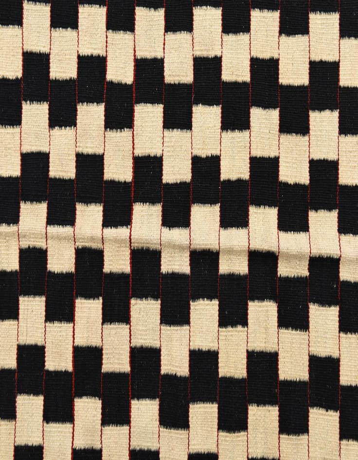 Detail image of 5' 8 x 7' 7  Hand Woven Kilim Modern Wool Rug