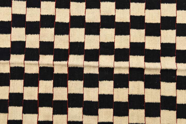 5' 8 x 7' 7 Hand Woven Kilim Modern Wool Rug