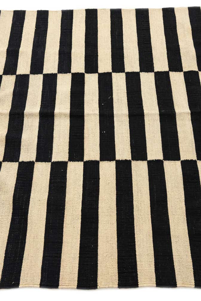 4' 3 x 5' 10 Hand Woven Kilim Modern Wool Rug