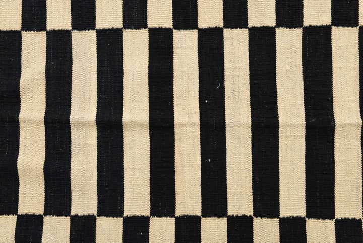 4' 3 x 5' 10 Hand Woven Kilim Modern Wool Rug