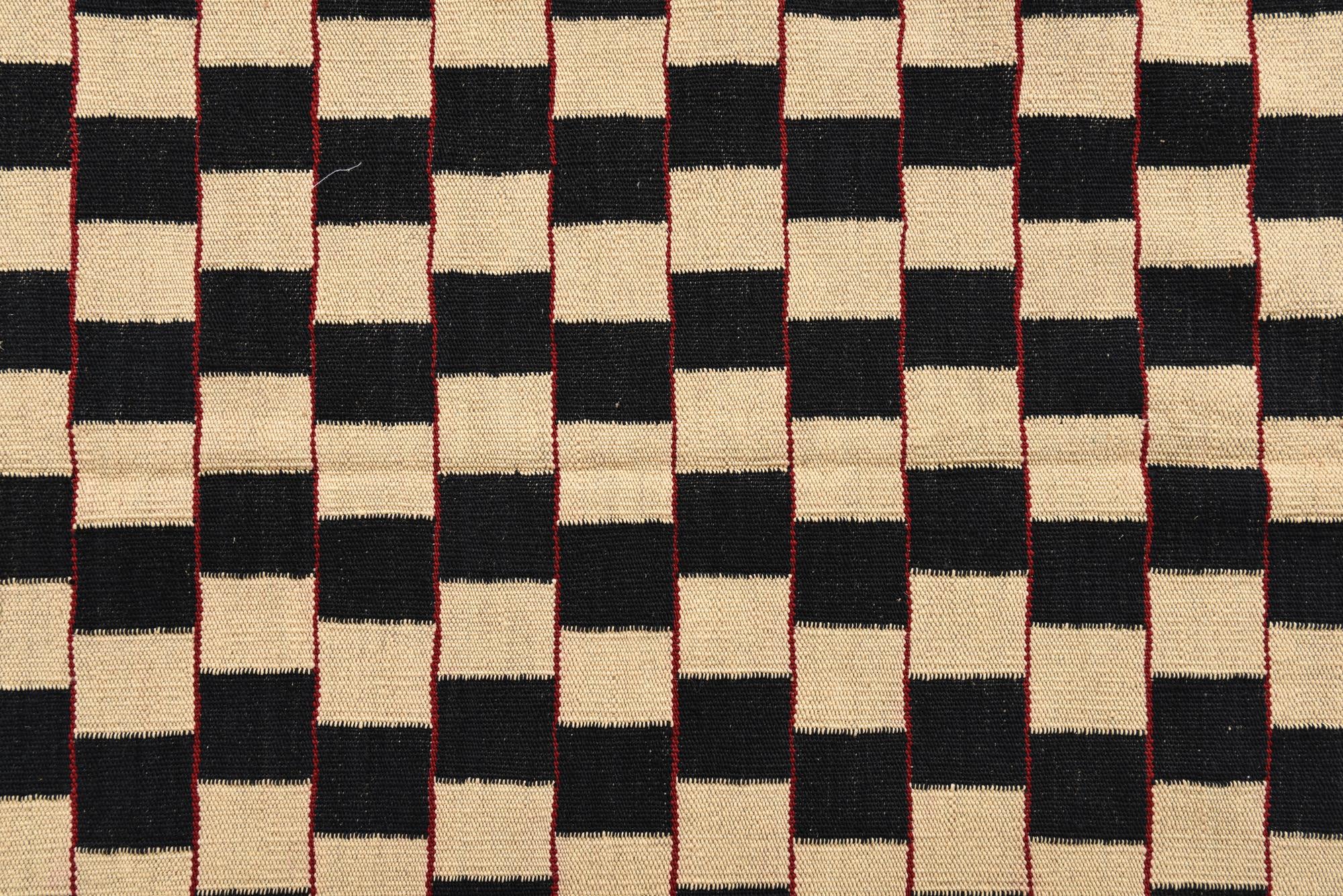 150cm x 195cm Hand Woven Kilim Modern Wool Rug