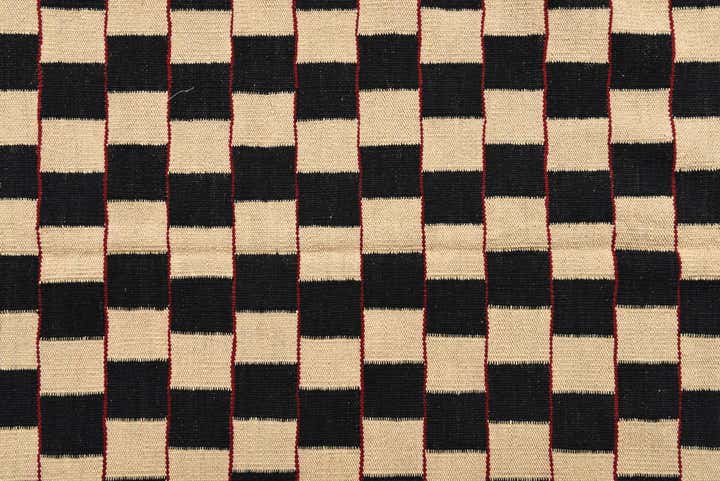 150cm x 195cm Hand Woven Kilim Modern Wool Rug