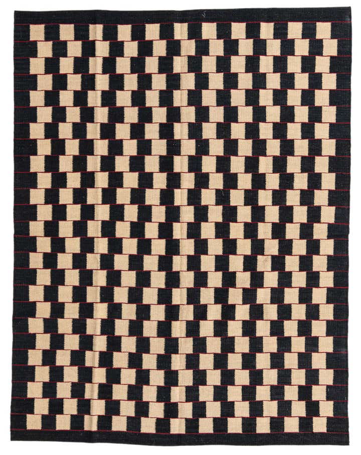 150cm x 195cm Hand Woven Kilim Modern Wool Rug