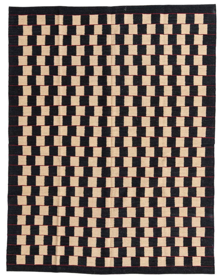 Detail image of 150cm x 195cm Hand Woven Kilim Modern Wool Rug
