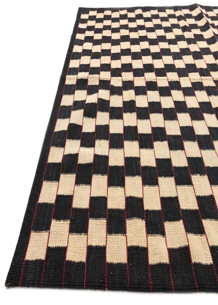 5' x 6' 3 Hand Woven Kilim Modern Wool Rug