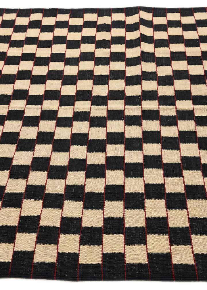 5' x 6' 3 Hand Woven Kilim Modern Wool Rug